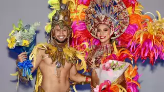 Sara Margeny Barredo Uc y Javier Emmanuel Barrera Castro fueron electos Reina y Rey del Carnaval 2026.