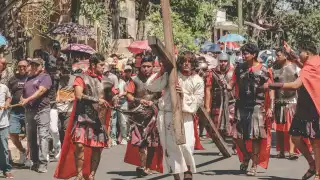 El grupo parroquial y cultural Renacimiento lleva más de 4 décadas de interpretar el Viacrucis Viviente