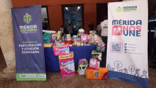 Se reciben víveres en Mérida que serán enviados a Venezuela