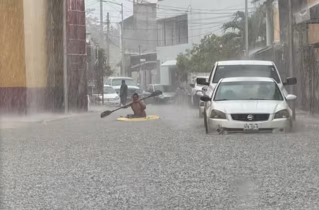 El pasado sábado, Ciudad del Carmen registró la mayor cantidad de lluvia en lo que va del año, con más de 137 milímetros, según Protección Civil.