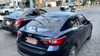 Choferes de plataforma se manifestaron por  detención de un compañero en Cancún 