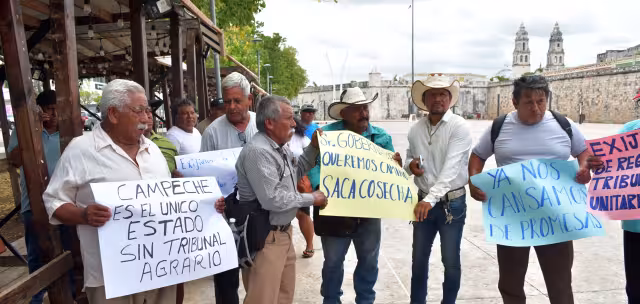Campesinos exigen el regreso del Tribunal Unitario Agrario, tal y como se los prometieron las autoridades