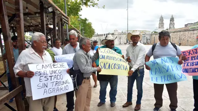 Campesinos exigen el regreso del Tribunal Unitario Agrario, tal y como se los prometieron las autoridades