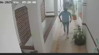 El responsable logró entrar sin mayores problemas al inmueble