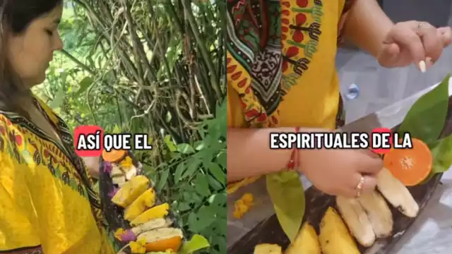 Horas después, el alimento ya no se encontraba, por lo que cree que los aluxes disfrutaron del regalo