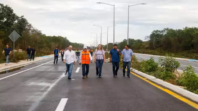 Nueva vialidad alterna facilitará entrada y salida al Periférico de Mérida, con seguridad y accesibilidad