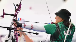 Alejandra Valencia en acción