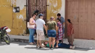 Al lugar llegaron su esposa e hija