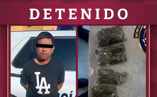 Revisión preventiva deja un detenido por presunta droga en Campeche