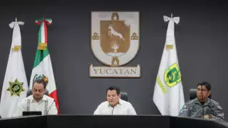 Joaquín Díaz Mena destaca logros en la seguridad en Yucatán con dependencias federales y estatales