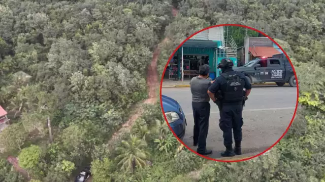 Policías estatales de investigación lograron ubicar a las dos personas a salvo, las cuales estaban entre áreas verdes