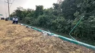 La mujer terminó impactándose contra la malla perimetral del hotel Sirenisy