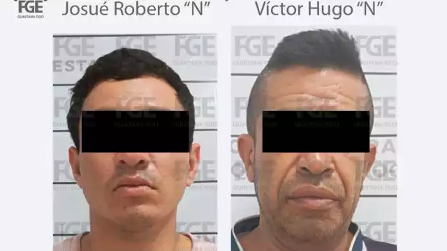 Los presunto secuestradores fueron identificados como Josué Roberto “N” y Víctor Hugo “N”