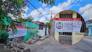 Las viviendas que eran utilizadas presuntamente como centro de operaciones de una célula criminal