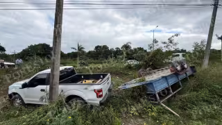 A pesar de lo aparatoso del accidente, no se reportaron personas lesionadas