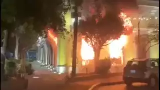 Incendio en oficinas del Museo de Arte de Mazatlán es controlado por bomberos