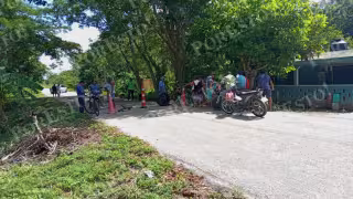 Habitantes de Tres Reyes bloquean carretera Nuevo Xcán-Cobá por fallas en el servicio eléctrico