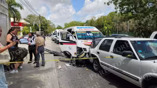 La mayoría de los lesionados viajaban en una unidad de transporte colectivo; cuerpos de emergencia los trasladaron a distintos hospitales