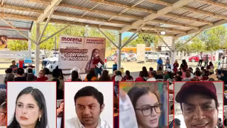 Estefanía Mercado, Luis Herrera, María Osorio y Arturo Castro buscan el respaldo ciudadano