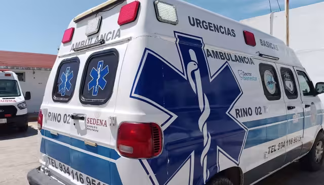 Ambulancia atiende a trabajadores que sufrieron de picaduras de abeja africana