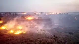 Autoridades recalcaron la importancia de adoptar prácticas responsables, con el objetivo de evitar que las llamas consuman más selva, afectando el entorno