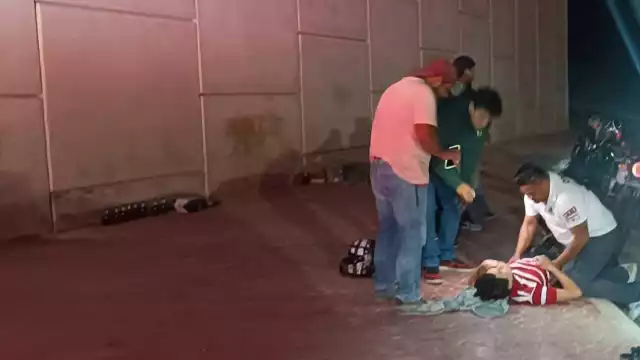 Reportan accidente de motociclista en la entrada de Seybaplaya