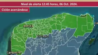 69 municipios de Mérida en Alerta Verde por Milton
