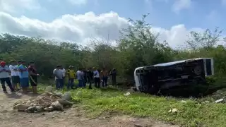 Los albañiles fueron trasladados a un hospital en Mérida