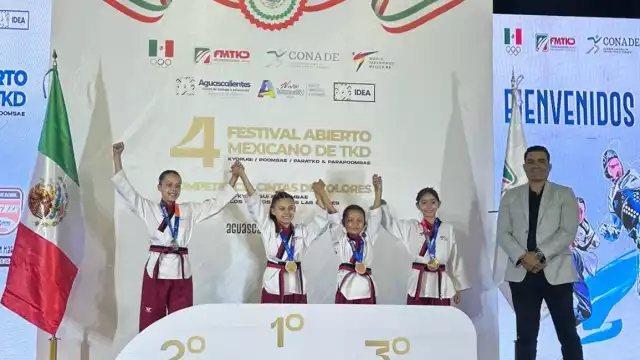 Campeche brilla en Festival Mexicano de Tae kwon Do con 5 medallas
