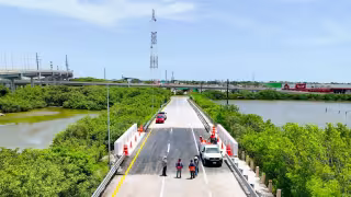 Reabren puente de la carretera Mérida-Progreso tras concluir obras de rehabilitación
