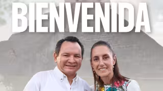 Joaquín Díaz Mena da la bienvenida a Sheinbaum para transformar la salud y el futuro de Yucatán