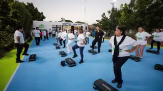 Inauguran en Mérida las nuevas canchas de usos múltiples en el Centro Integral para la Plenitud de las Personas Mayores