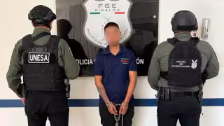 José Manuel "N" fue detenido y presentado por las autoridades.