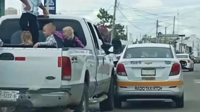 Taxista pone en riesgo a familia de menonitas en Chetumal