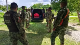 Despiden con honores a soldado originario de Escárcega que perdió la vida durante un enfrentamiento contra narcotraficantes