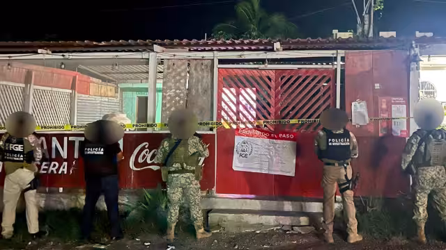 Una mujer fue detenida en las inmediaciones del sitio.