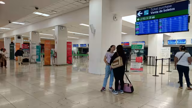 El aeropuerto de Mérida se mantiene con normalidad de pasajeros