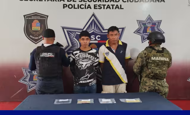 Los dos extorsionadores fueron puestos a disposición de la FGE.