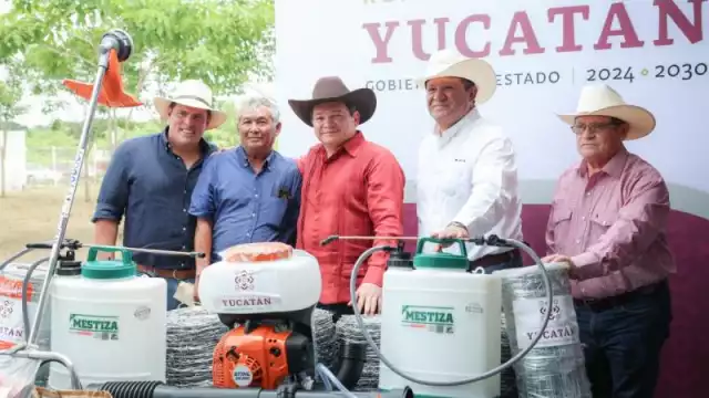 Renacimiento Agrícola llega a Tizimín con entrega histórica de herramientas