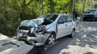 Accidentes vehiculares en Playa del Carmen, movilizaron a autoridades y cuerpos de emergencia