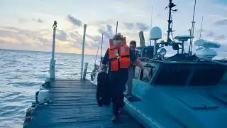 Secretaría de Marina traslada a  pasajero con problemas de salud a Puerto Juárez