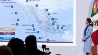 La presidenta confirmó la construcción del "Acueducto de Chiná" y el "Acuaferico de San Francisco de Campeche"