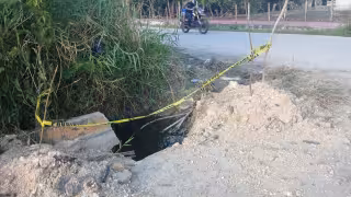 Banqueta rota en la colonia Fertimex lleva más de cinco meses sin ser reparada.
