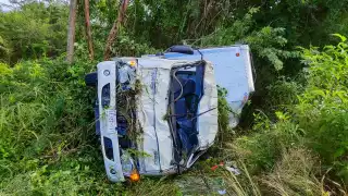 Ambos pasajeros presentaron lesiones y golpes en el cuerpo