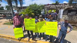 Protesta en Campeche por conflicto agrario que afecta a 30 familias