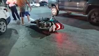 Motociclista herido tras accidente en colonia Revolución de Campeche