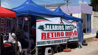 Trabajadores del IMSS en Mérida se inconforman por aumento salarial y presuntas amenazas sindicales.