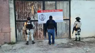 En los inmuebles se colocaron sellos de aseguramiento.