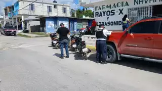 Aseguran cuatro motocicletas y un mototaxi en operativo vial en Escárcega