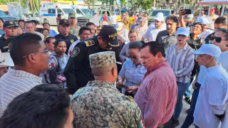 El gobernador Joaquín Díaz Mena encabeza los apoyos